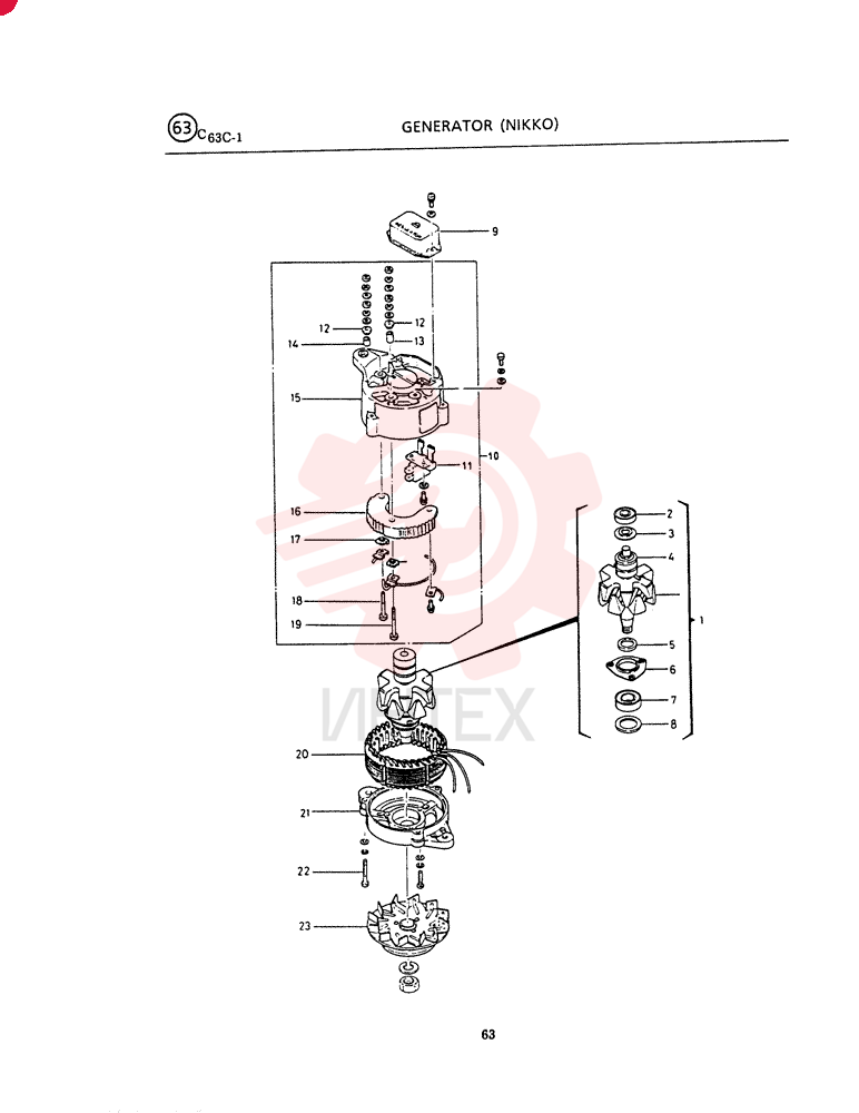 ALTERNATOR VI5812002121