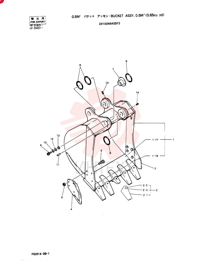 Bucket 2412J1343D1