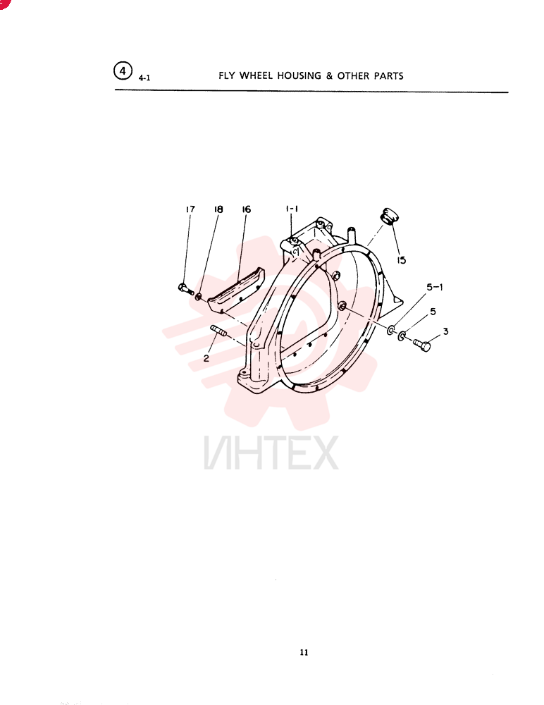 HOUSING; FLY WHEEL VI9113416332