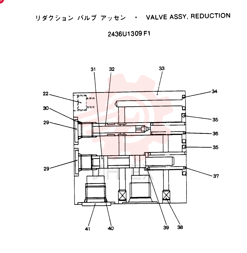 HYDRAULIC VALVE 2436U1309F1
