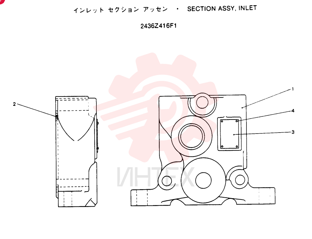 Схема (SK120) - MARK III EXCAVATOR ASN LP01601 (1/91-12/95) 2436Z416F1