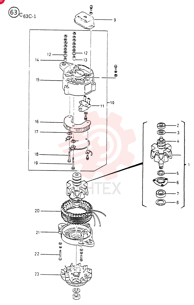 ALTERNATOR VI5812002121