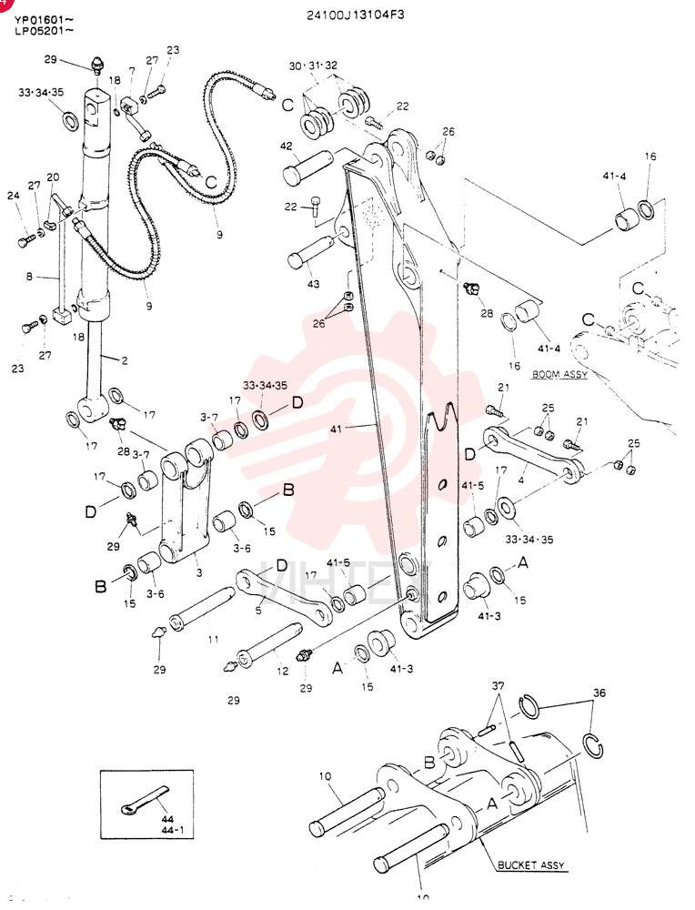 ARM ASSY, 2. 1M