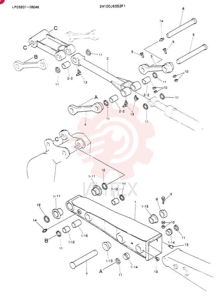 ARM ASSY, EXTENSION 24100N6553F1