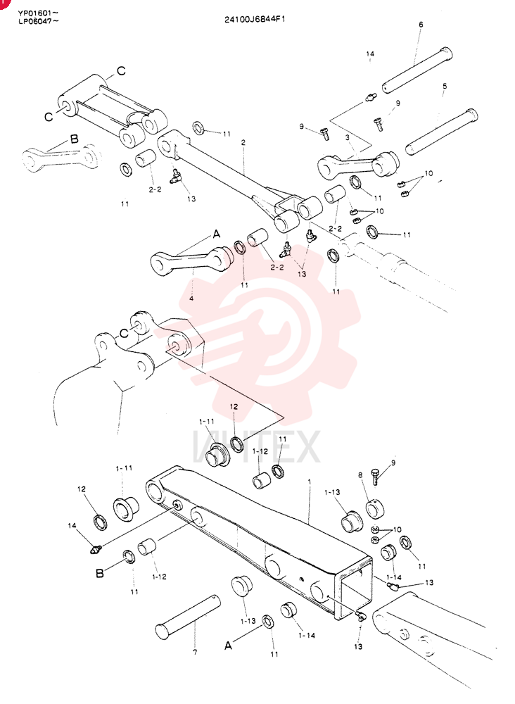 ARM ASSY, EXTENSION 24100N6844F1