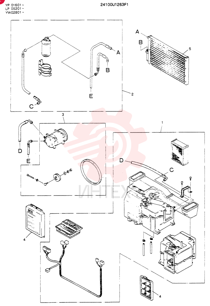 CONDITIONER ASSY,AIR 24100L-1263F1