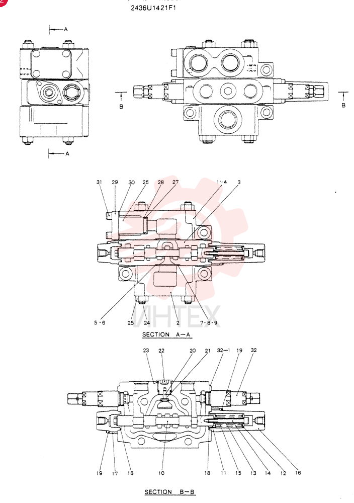 CONTROL VALVE 2436U1421F1