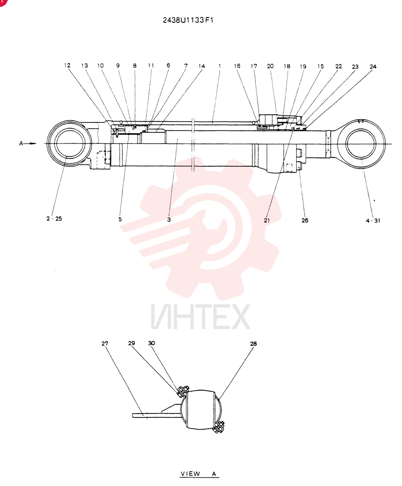 CYLINDER 2438U1133F1