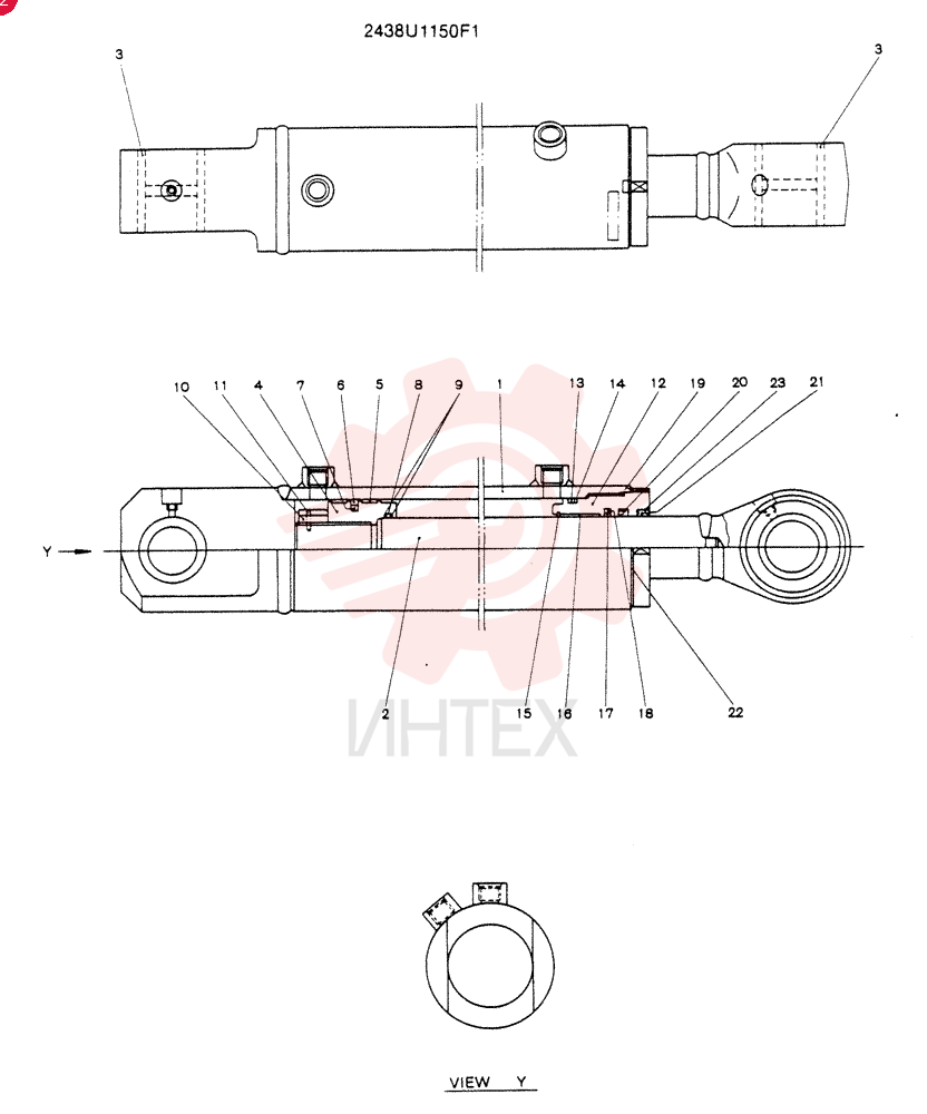 CYLINDER ASSY 2438U1150P1