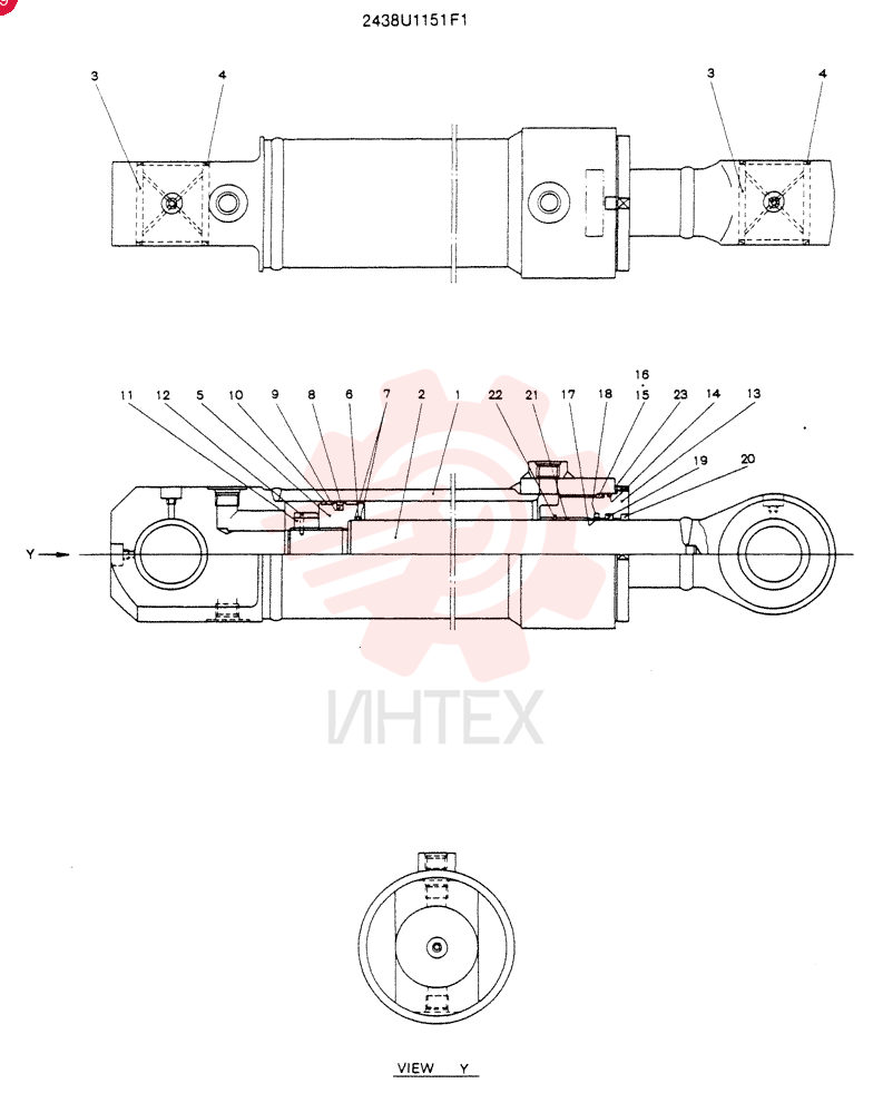 CYLINDER ASSY 2438U1151F1