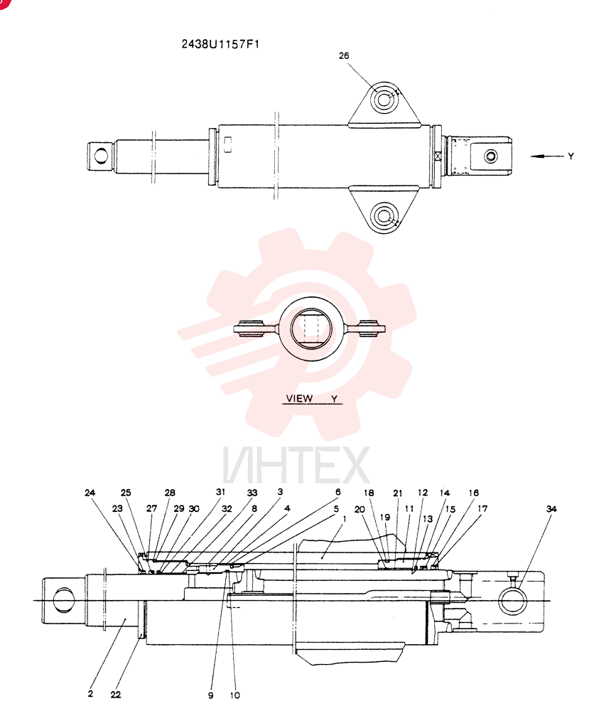 CYLINDER ASSY 2438U1157F1