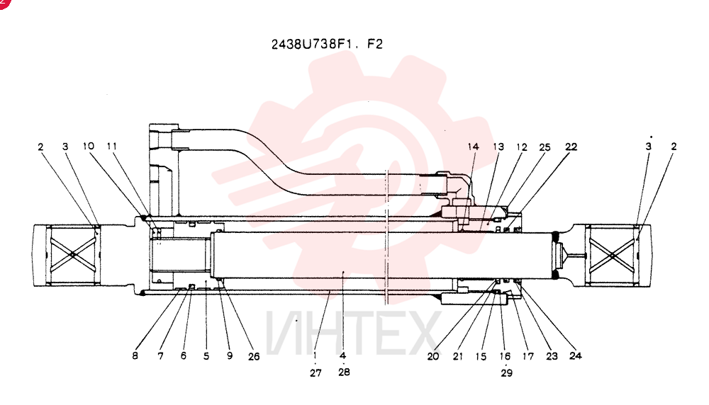 CYLINDER 2438U738F1