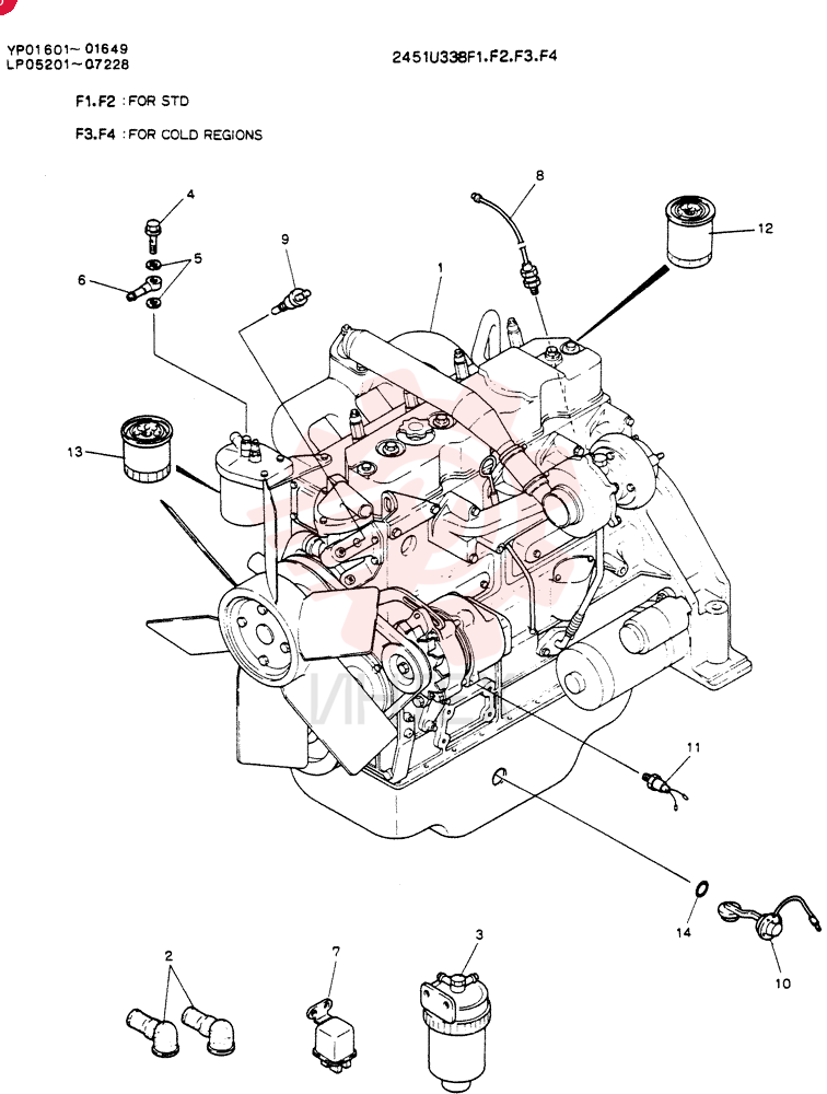 ENGINE, Serial Range: LP05201--LP05800