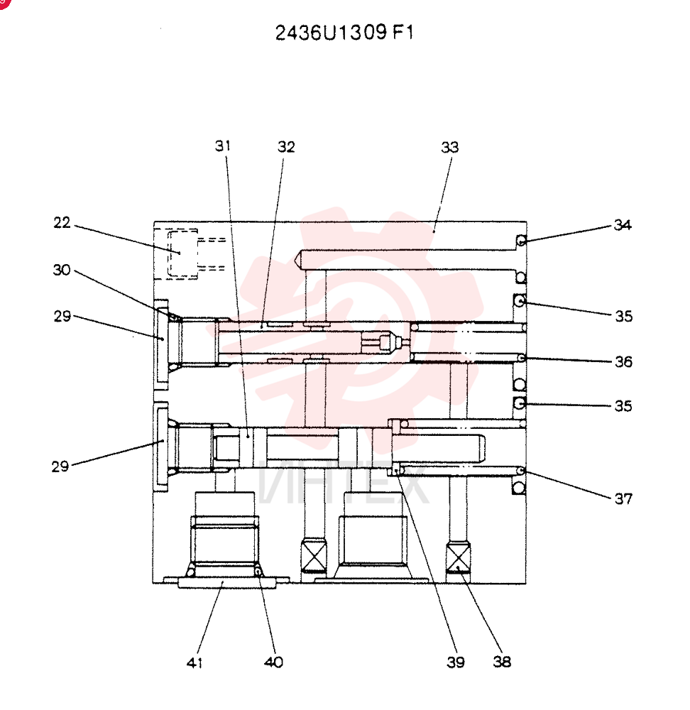 HYDRAULIC VALVE 2436U1309F1
