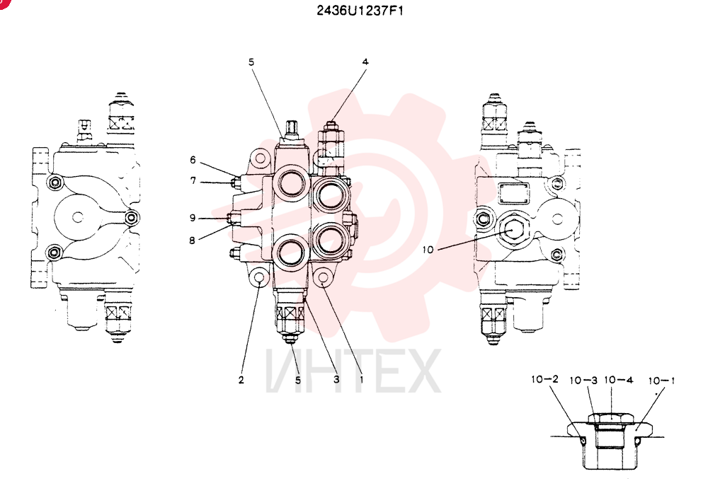 HYDRAULIC VALVE 2436U1237F1