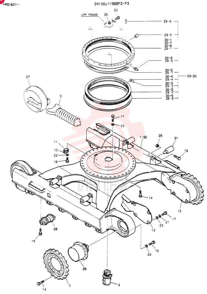 INSTAL. LOW, Serial Range: YP01601-YP01634
