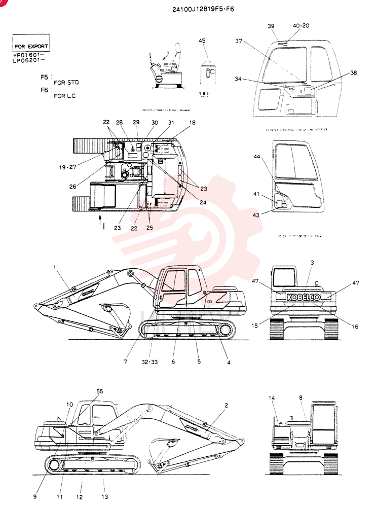 LABEL,NAME-PLATE (STD) 24100J12819F5 (4)