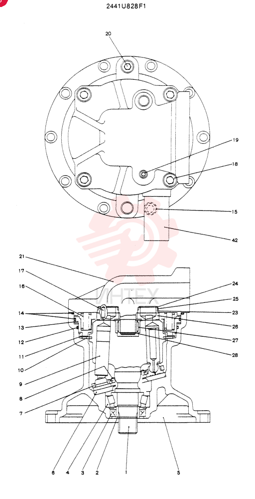 MOTOR-PUMP 2441U828F1