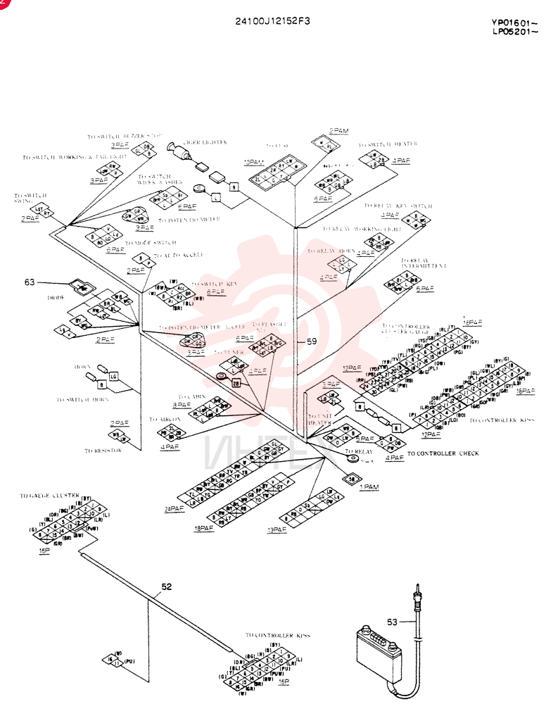 PANEL ASSY, INST 24100J12152F3 (1)