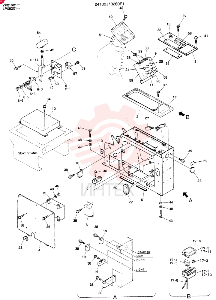 PANEL ASSY,INST 24100J13280F1 (2)
