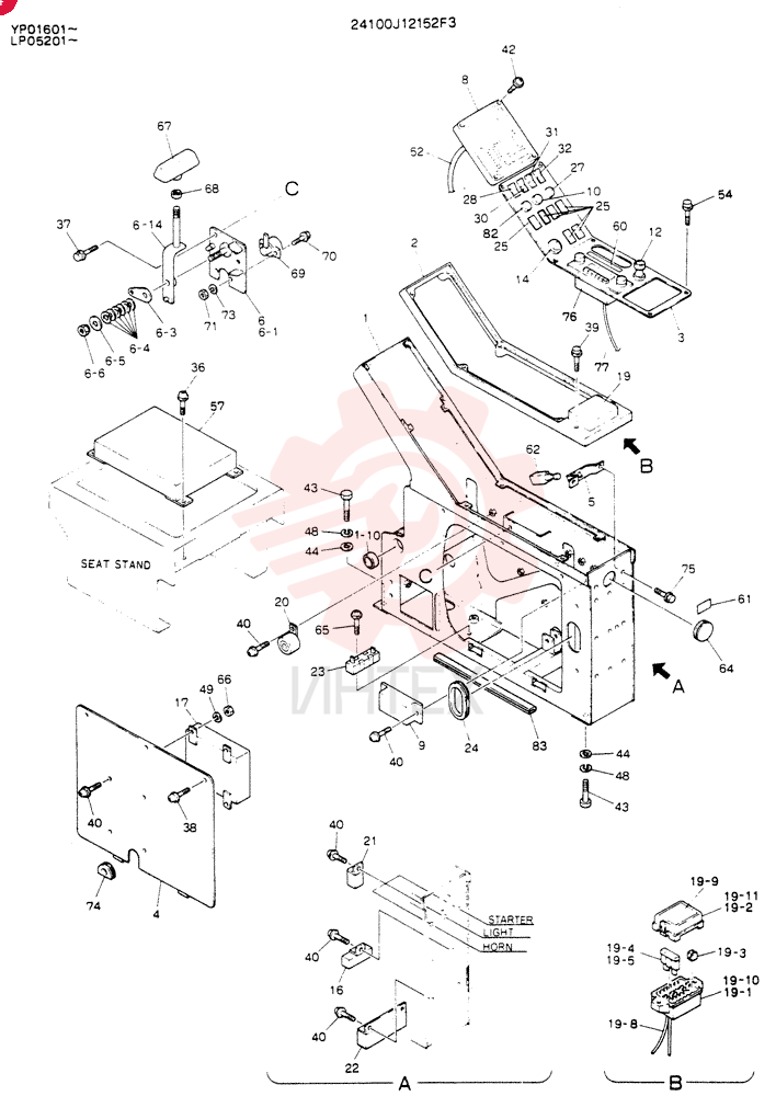 PANEL ASSY, INST 24100J12152F3 (2)