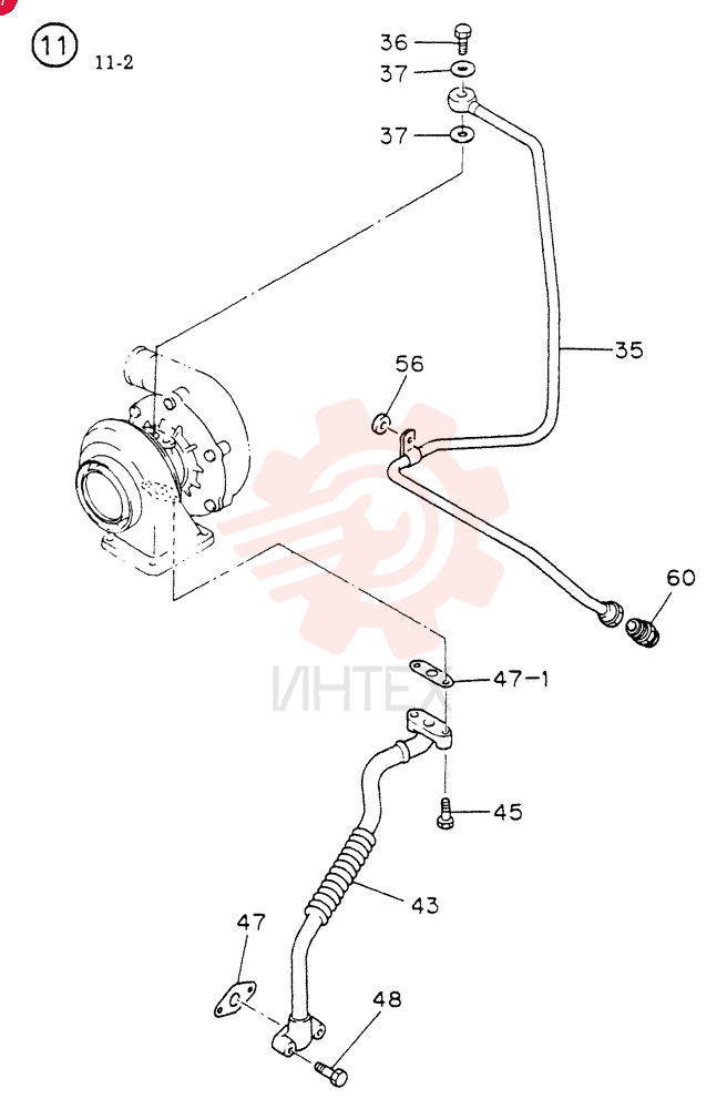 PIPE ASM, OIL PUMP VI8941310600 (1)