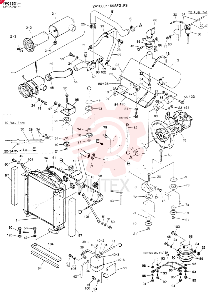 POWER-PLANT ASSY, Serial Range: YP01601--YP01604
