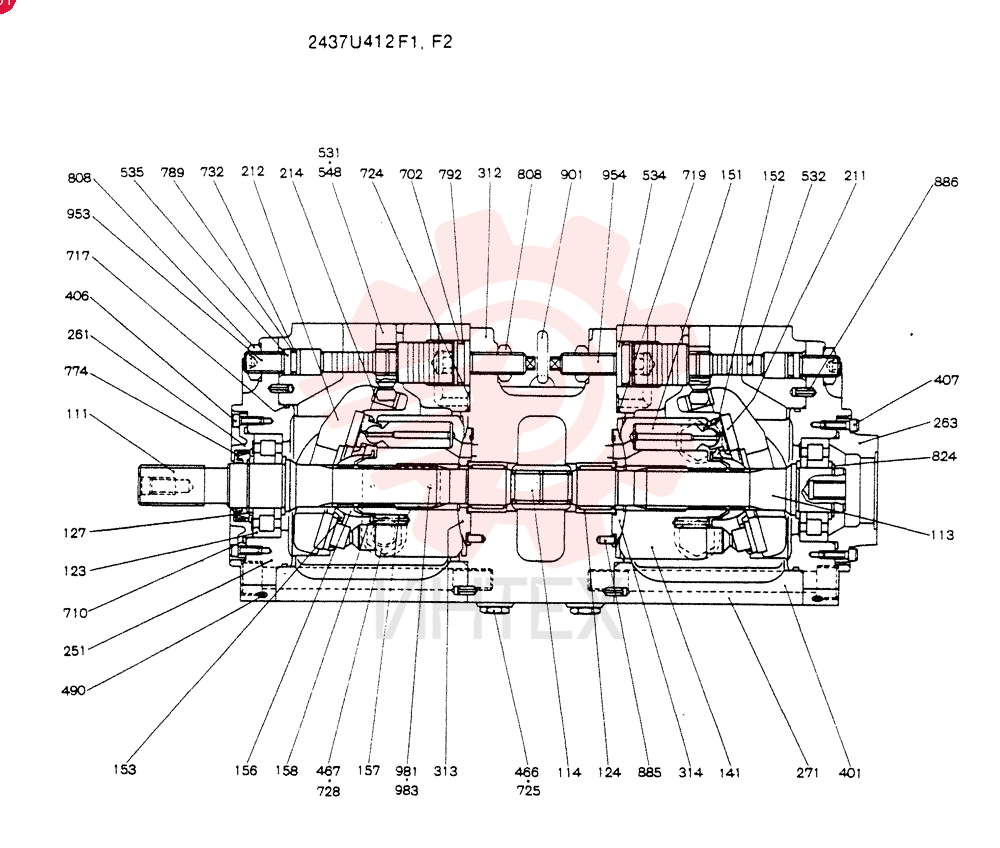 PUMP 2437U412F1