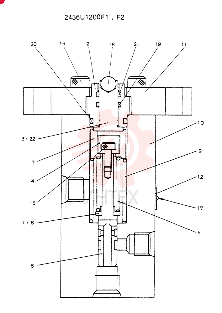 Схема (SK120) - MARK III EXCAVATOR ASN LP05201 (1/91-12/95) 2436U1200F1