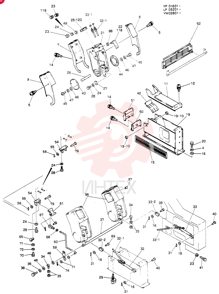 Схема (SK120) - MARK III EXCAVATOR ASN LP05201 (1/91-12/95) 24100J11989F3 (2)