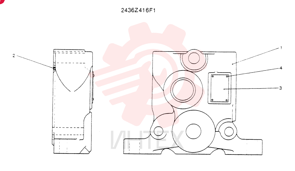 Схема (SK120) - MARK III EXCAVATOR ASN LP05201 (1/91-12/95) 2436Z416F1
