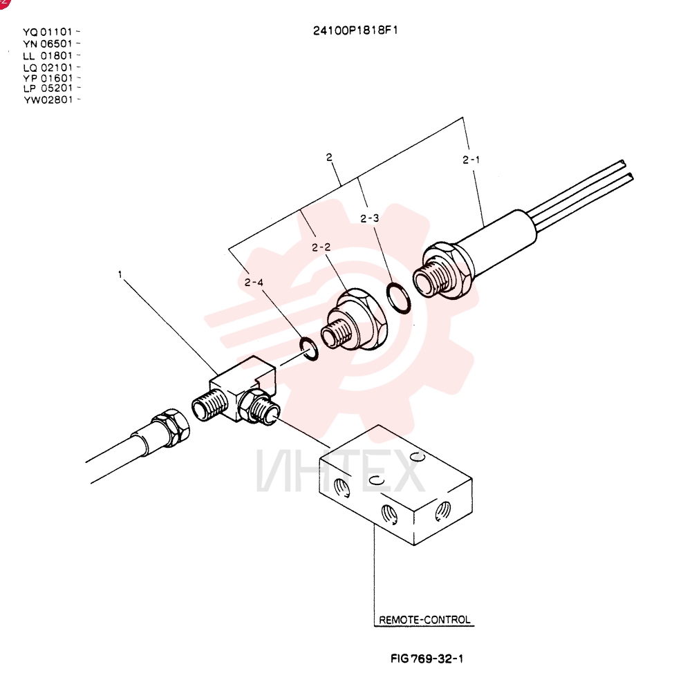 SWITCH ASSY,PRESSURE 24100P1818F1