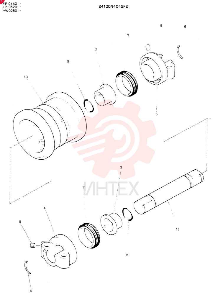TRACK ROLLER 24100N4042F2
