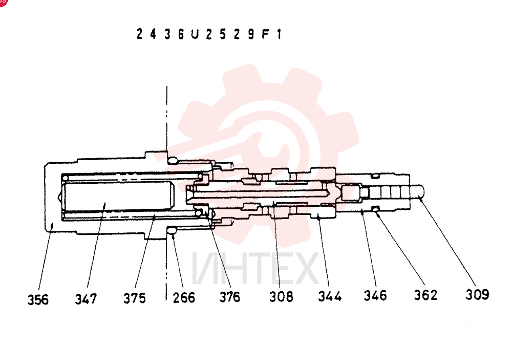 VALVE PRESSURE RELIE 2436U2529F1