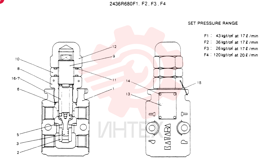 VALVE PRESSURE RELIE 2436R680F1
