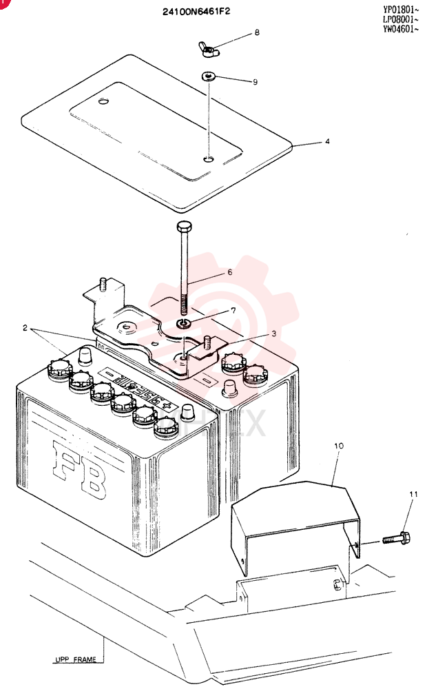 BATTERY ASSY 24100N6461F2