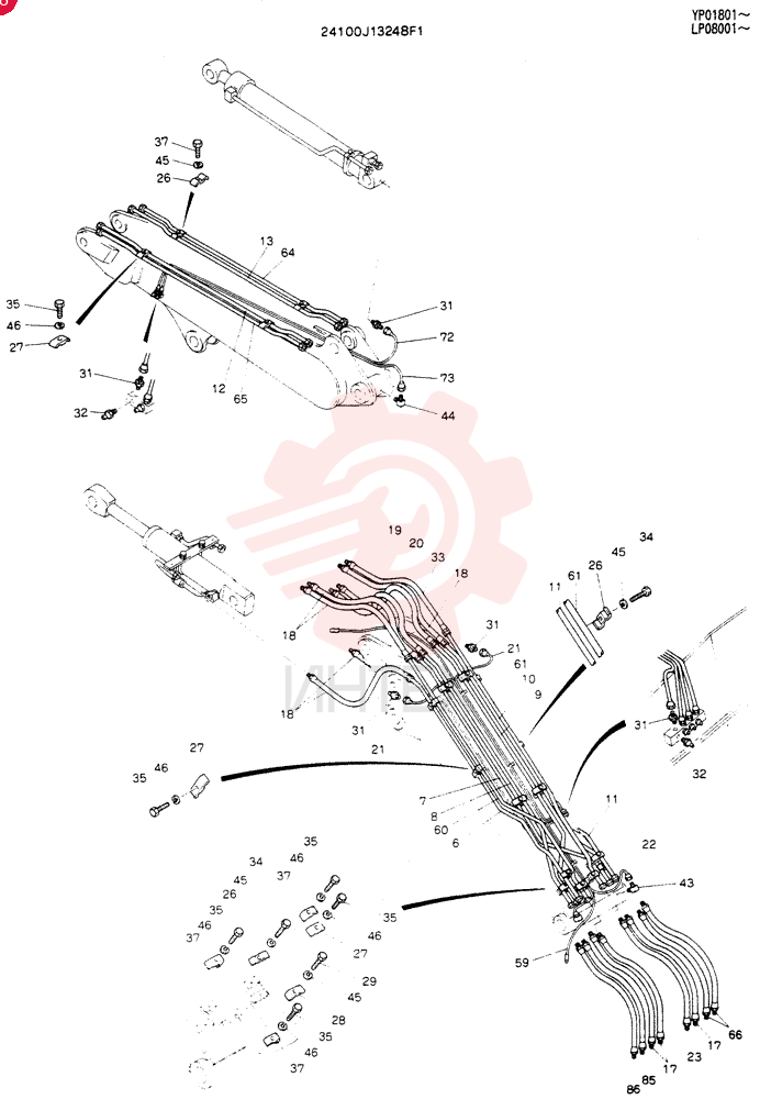 BOOM ASSY, SEPARATE 24100J13248F1 (1)