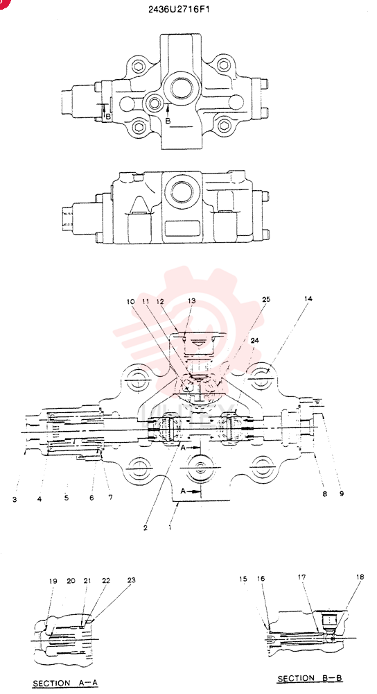 CONTROL VALVE 2436U2716F1