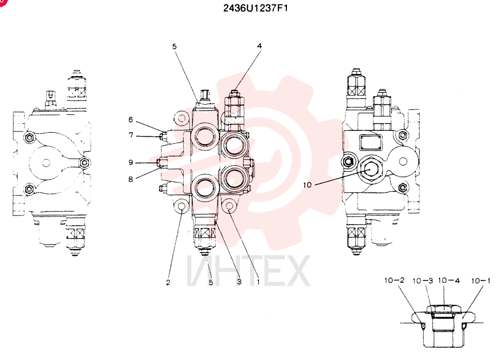 HYDRAULIC VALVE 2436U1237F1