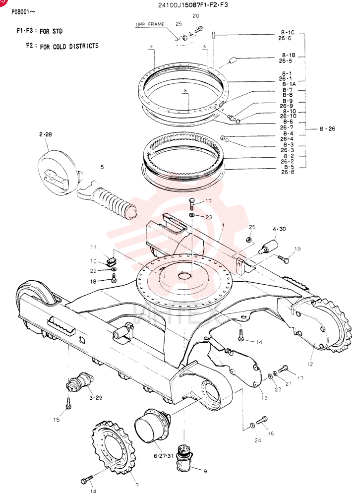 INSTAL, LOW, Serial Range: LP08001-LP08738
