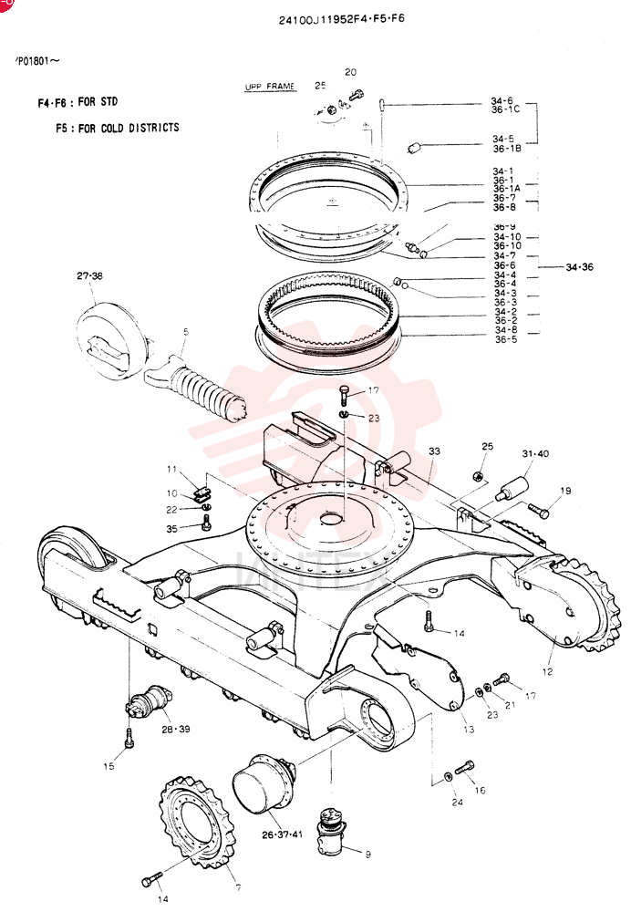 INSTAL,LOW, Serial Range: YP01801-YP0187E