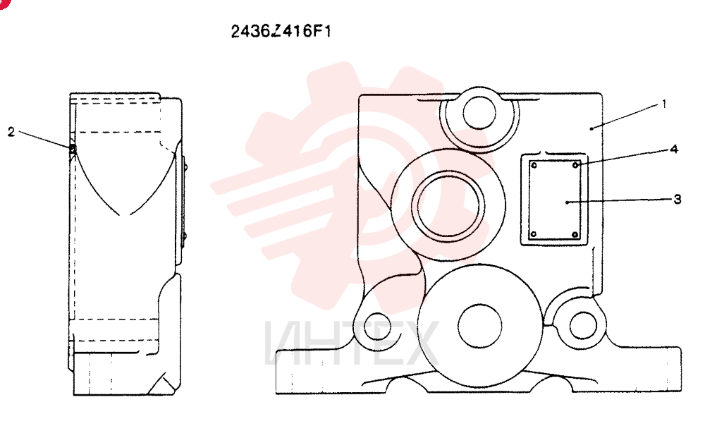 Схема (SK120) - MARK III EXCAVATOR ASN LP08001 (NA) (1/91-12/95) 2436Z416F1