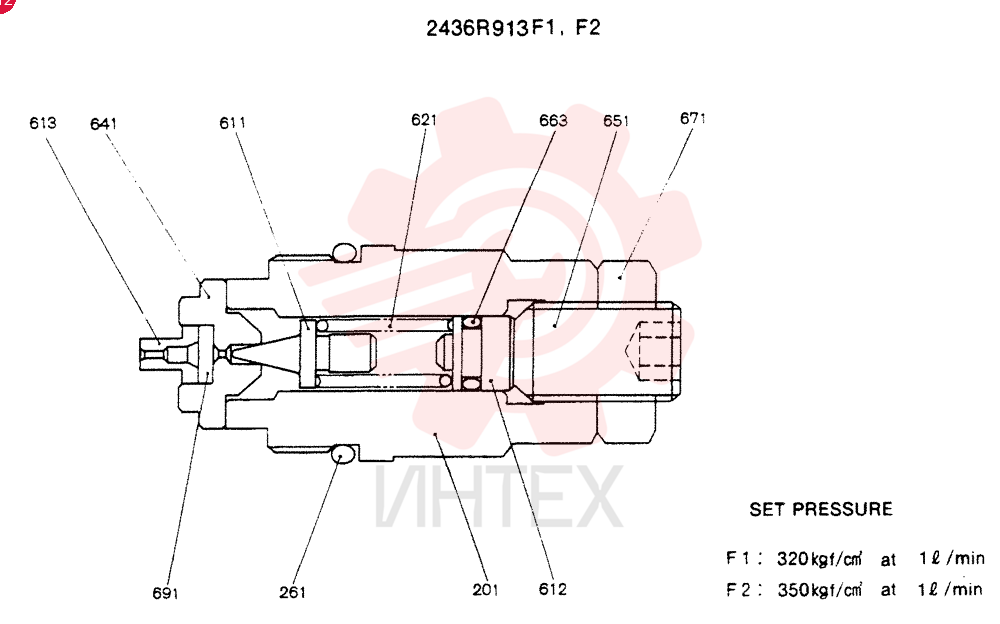 VALVE 2436R913F1
