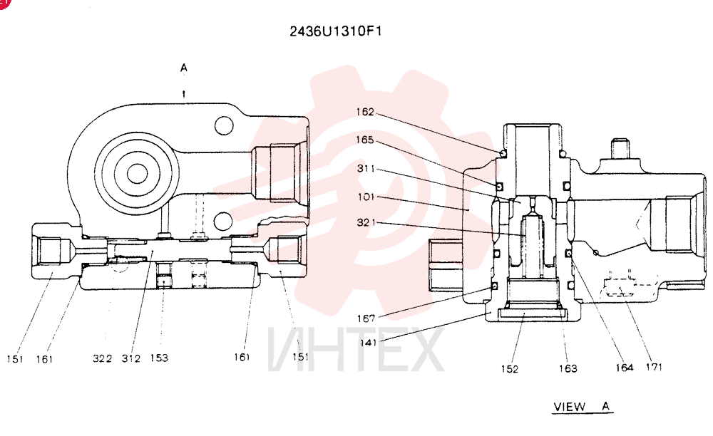 VALVE 2436U1310F1