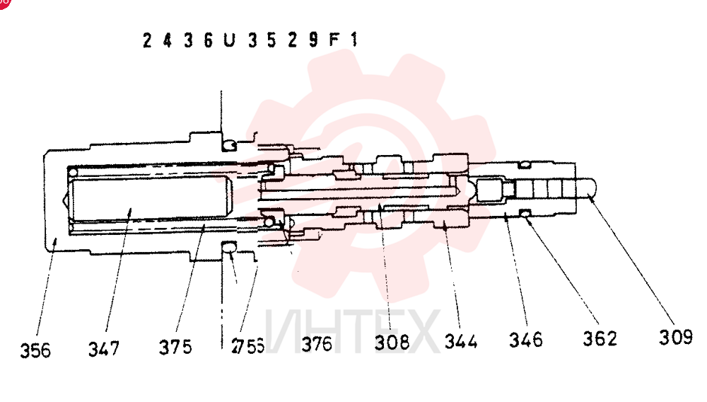 VALVE PRESSURE RELIE 2436U2529F1
