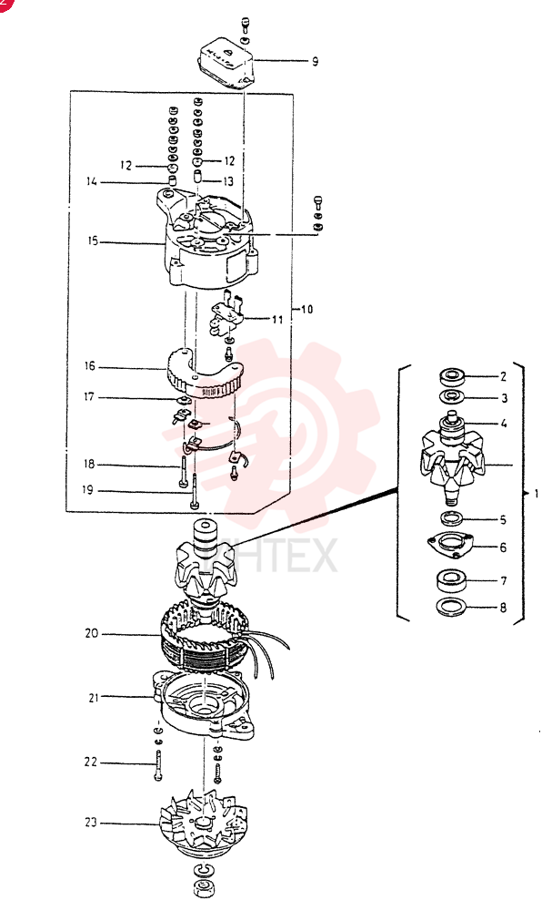ALTERNATOR VI5812002121