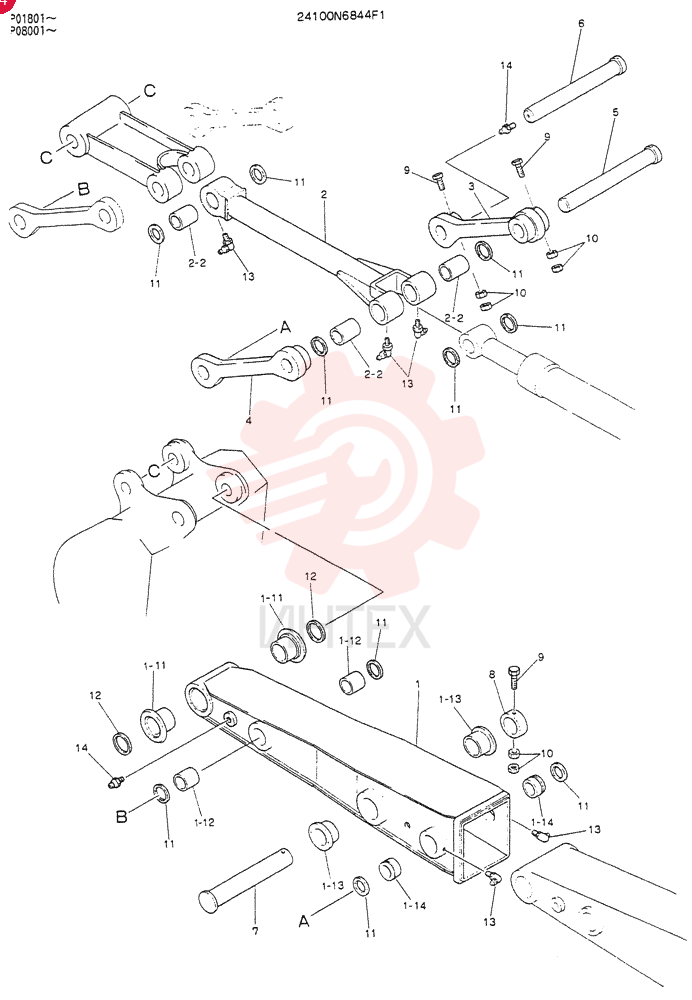 ARM ASSY, EXTENSION 24100N6844F1