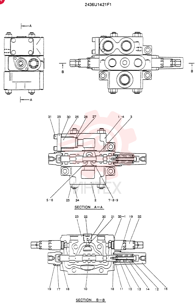 CONTROL VALVE 2436U1421F1