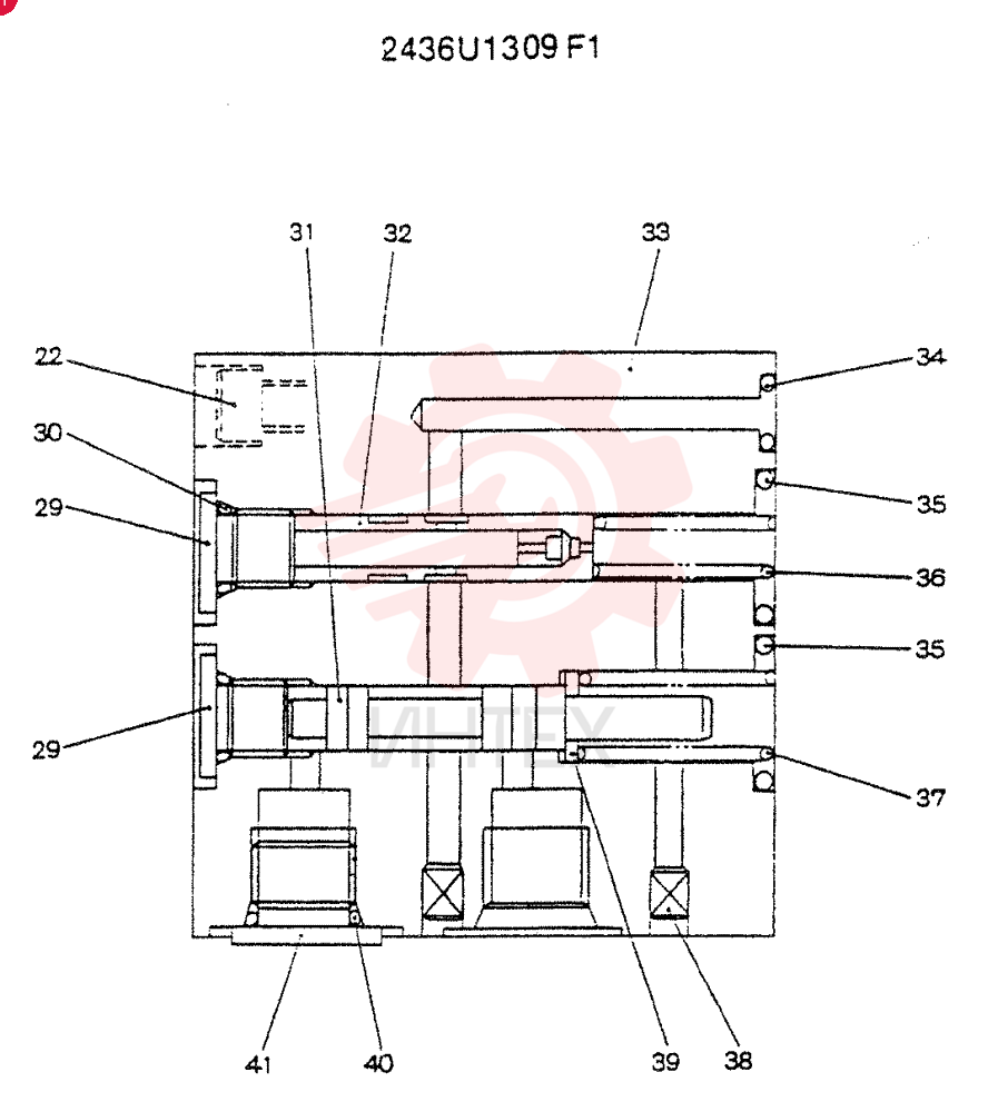 HYDRAULIC VALVE 2436U1309F1