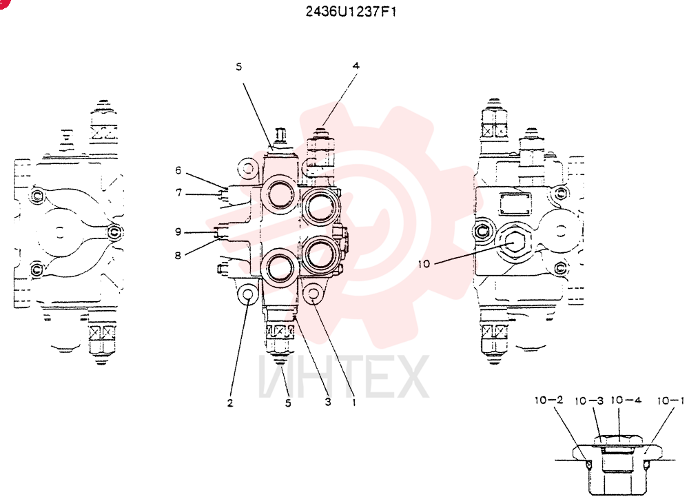 HYDRAULIC VALVE 2436U1237F1